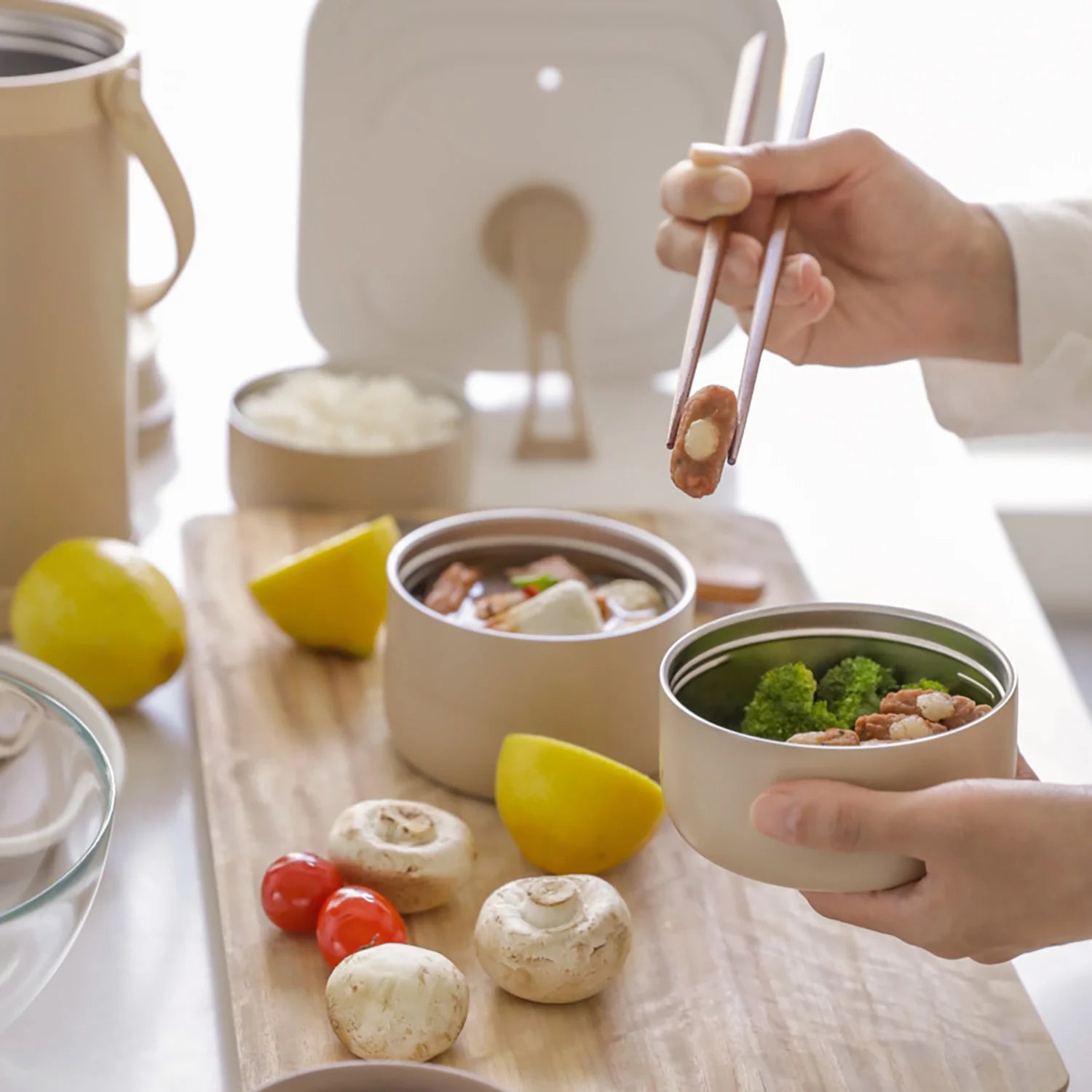 mosh! 保溫飯壺套裝 1.8L｜DMLJ1.8